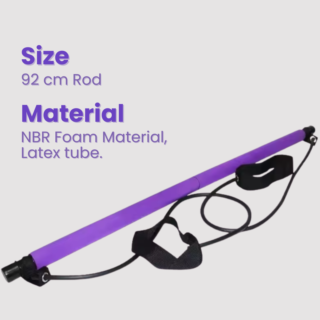 Everfits Multifunctional Resistance Bar with Tension Ropes